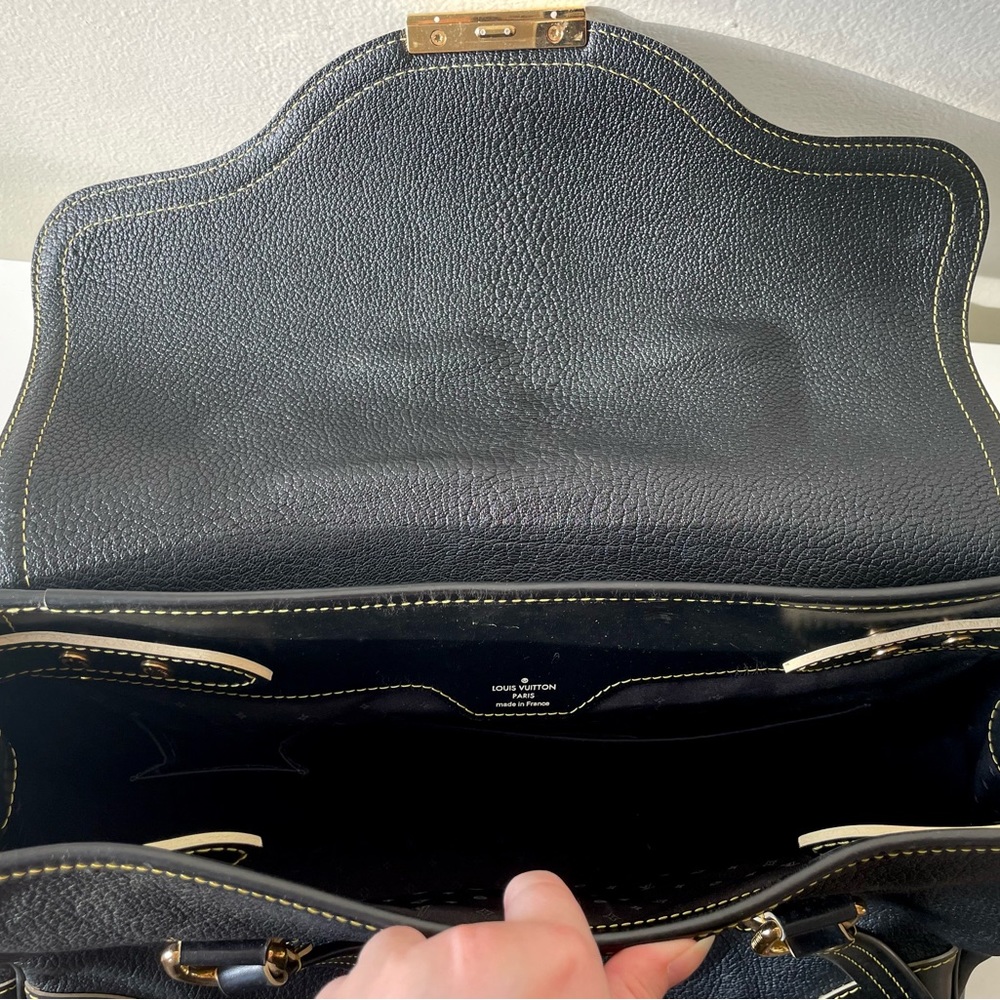 SOLD Louis Vuitton L’ Absolu De Voyage Noir Suhali Satchel Large - Picture 6 of 16
